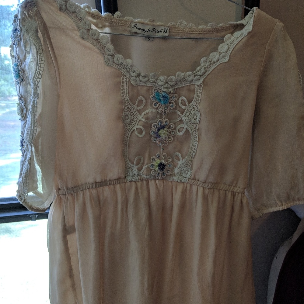 Embroidered top